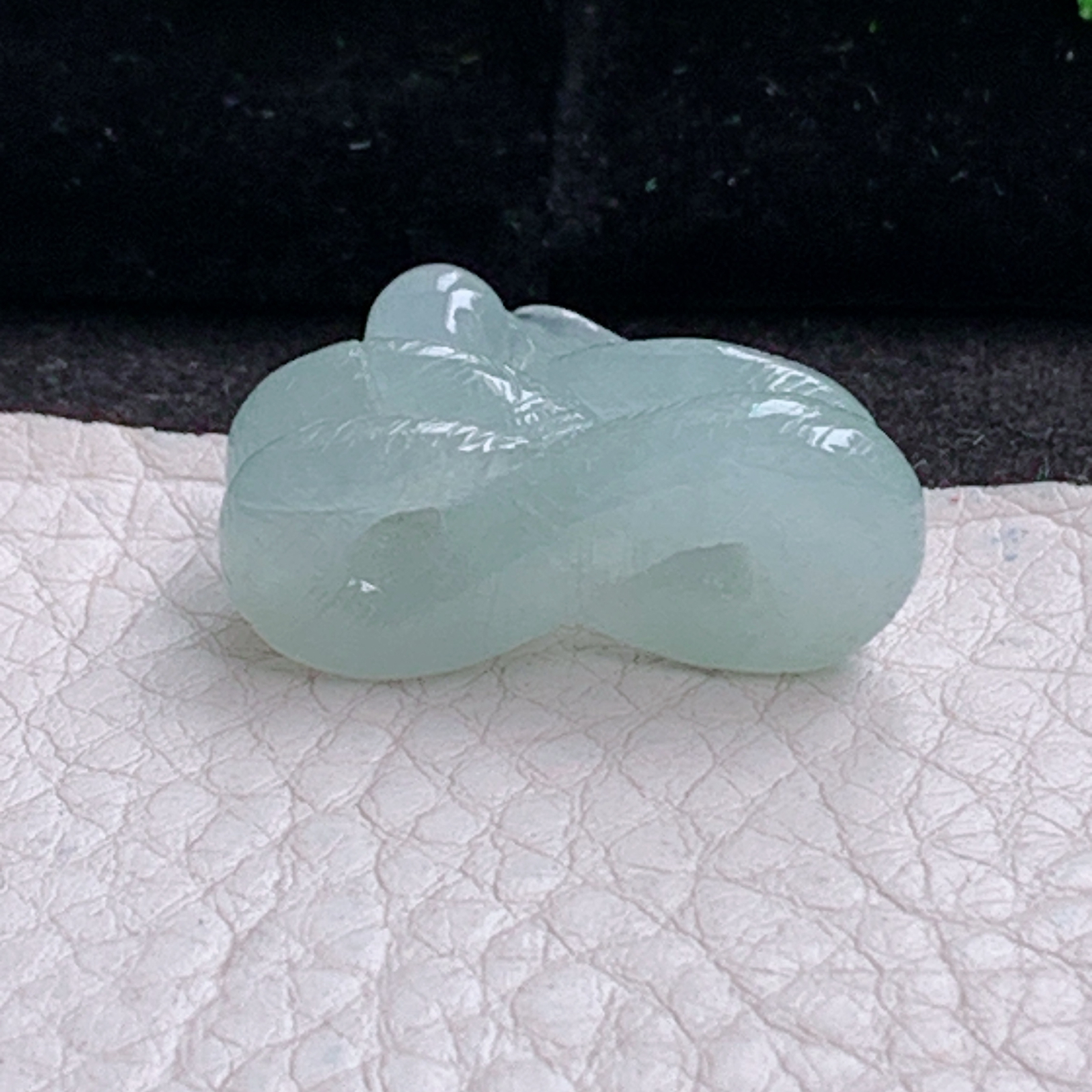 ajj实拍27*10.8*19.2天然缅甸翡翠精雕冰晴立体蛇 生肖蛇玉吊坠 玉挂件