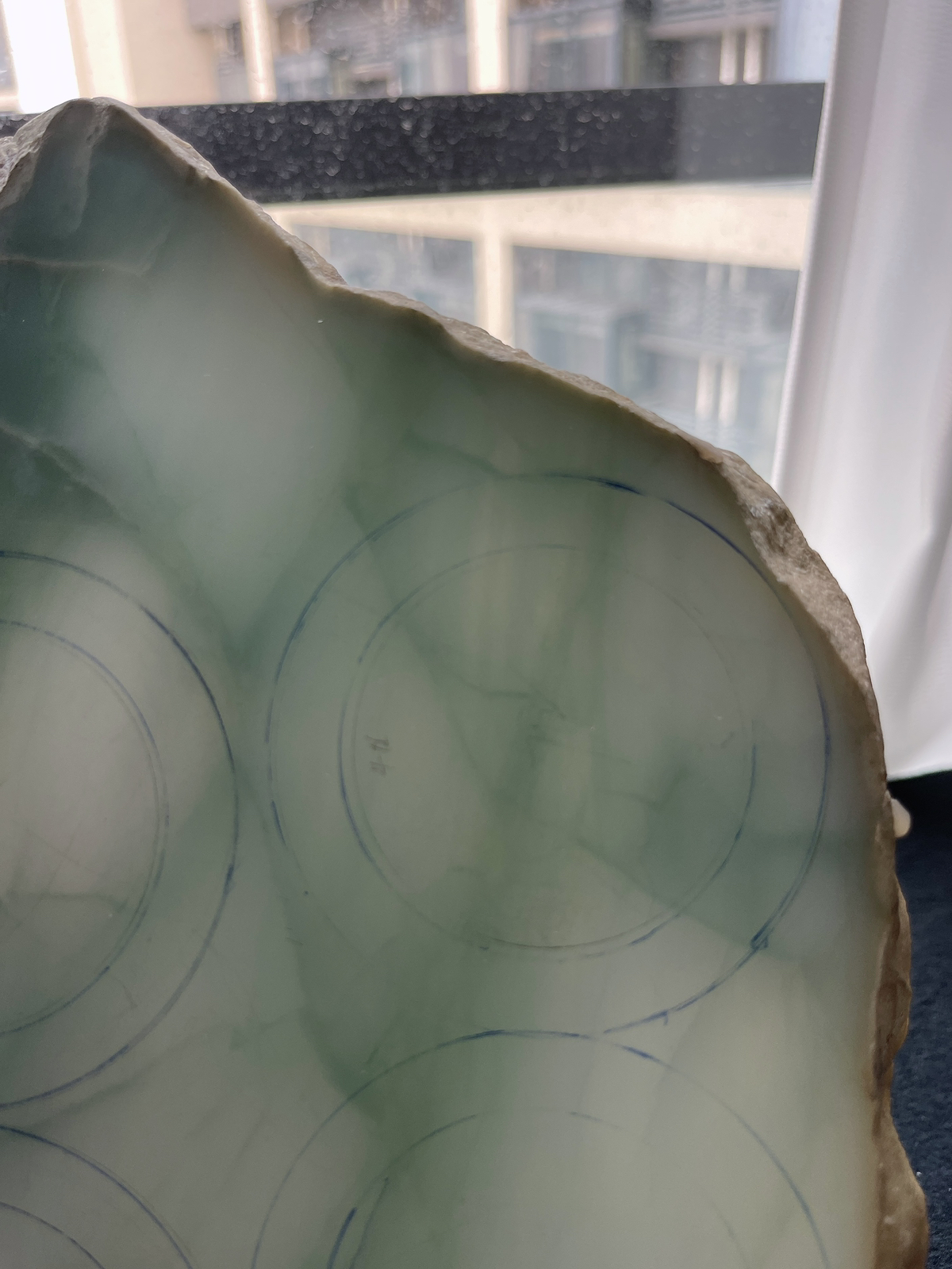 翡翠板料，⭕️正圈最大做56，圆条最大做52；有起货图