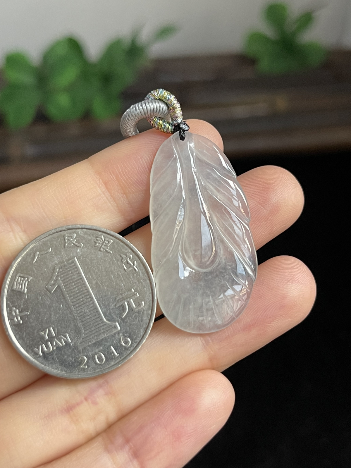 翡翠挂件，配珠未测