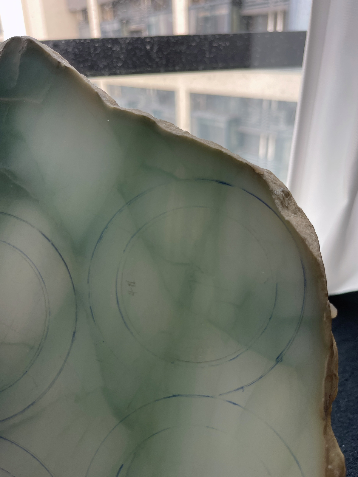 翡翠板料，⭕️正圈最大做56，圆条最大做52；有起货图