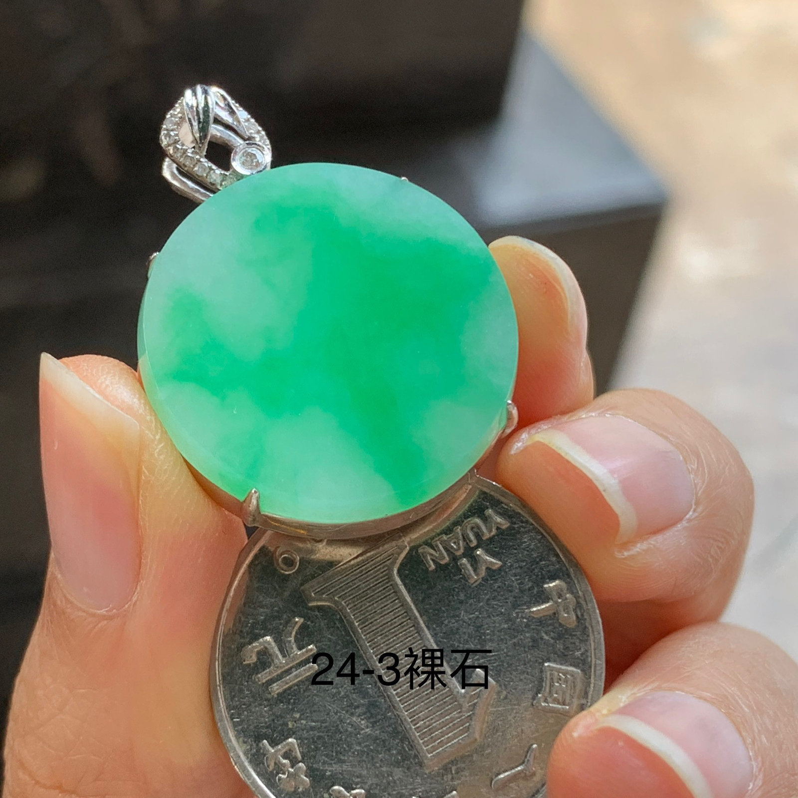 金钻阳绿色圆牌^_^色阳