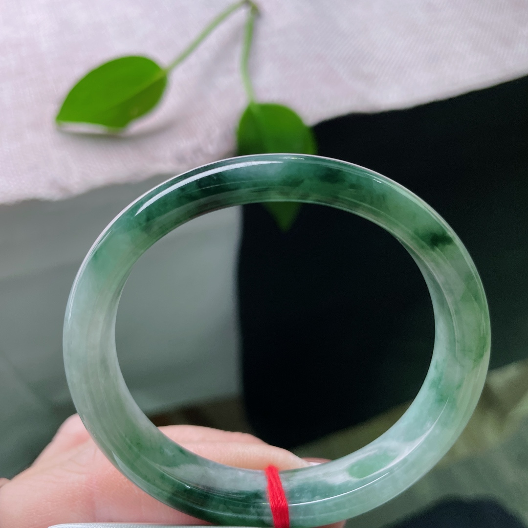 53.7（48.5）12/6.7，飘花贵妃，质地温润细腻，种老，水头好，皮纹，ss46161a