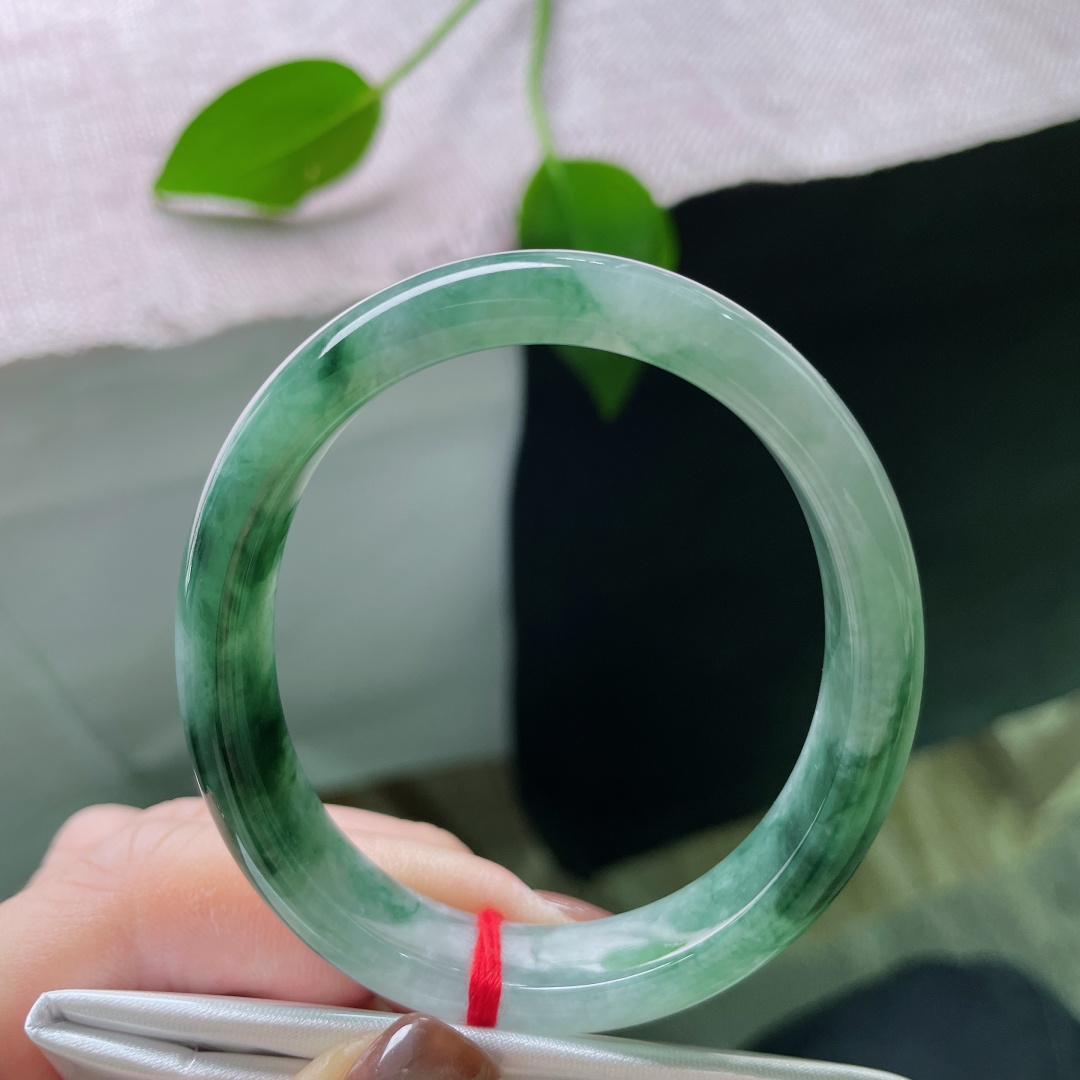 53.7（48.5）12/6.7，飘花贵妃，质地温润细腻，种老，水头好，皮纹，ss46161a