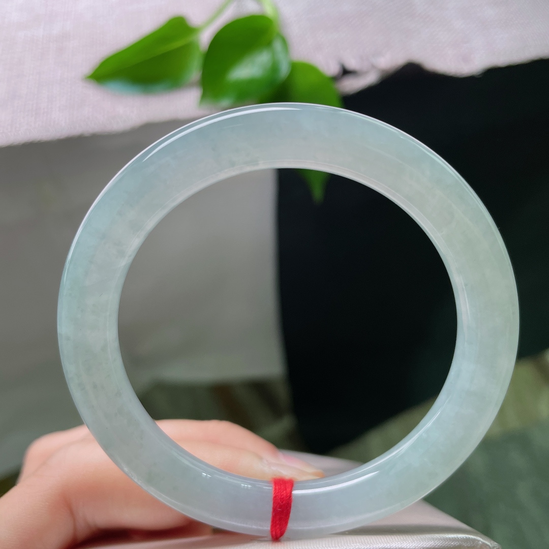 54.4/8.6，冰蓝圆条，是深海交出的一页信纸，所有心事都沉在安静的蓝里。棉根，无裂，ss4998