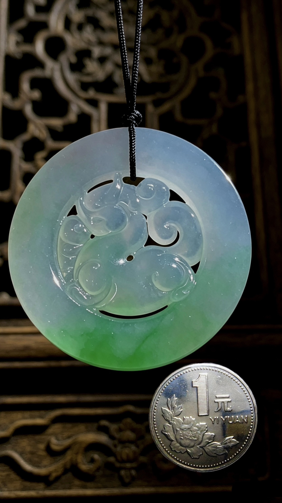 【财源滚滚·招财貔貅】，
53-6mm，36.2g