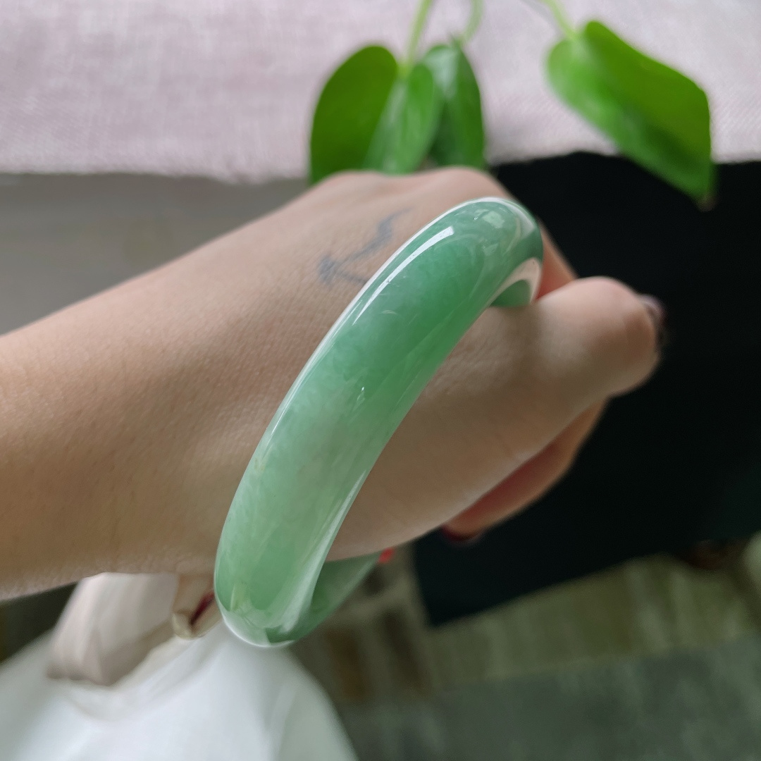 52.6/11.8/8绿色正圈，水头好，细润，在时间里沉淀出的温柔，皮纹，ss50832a