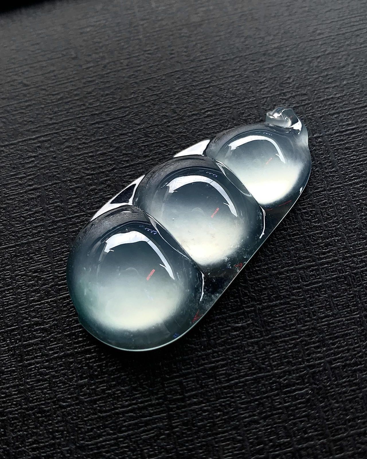 ️ 好肥美的玻璃种福豆，平安多福，简简单单的清素之美
尺寸41×20.8×7.4