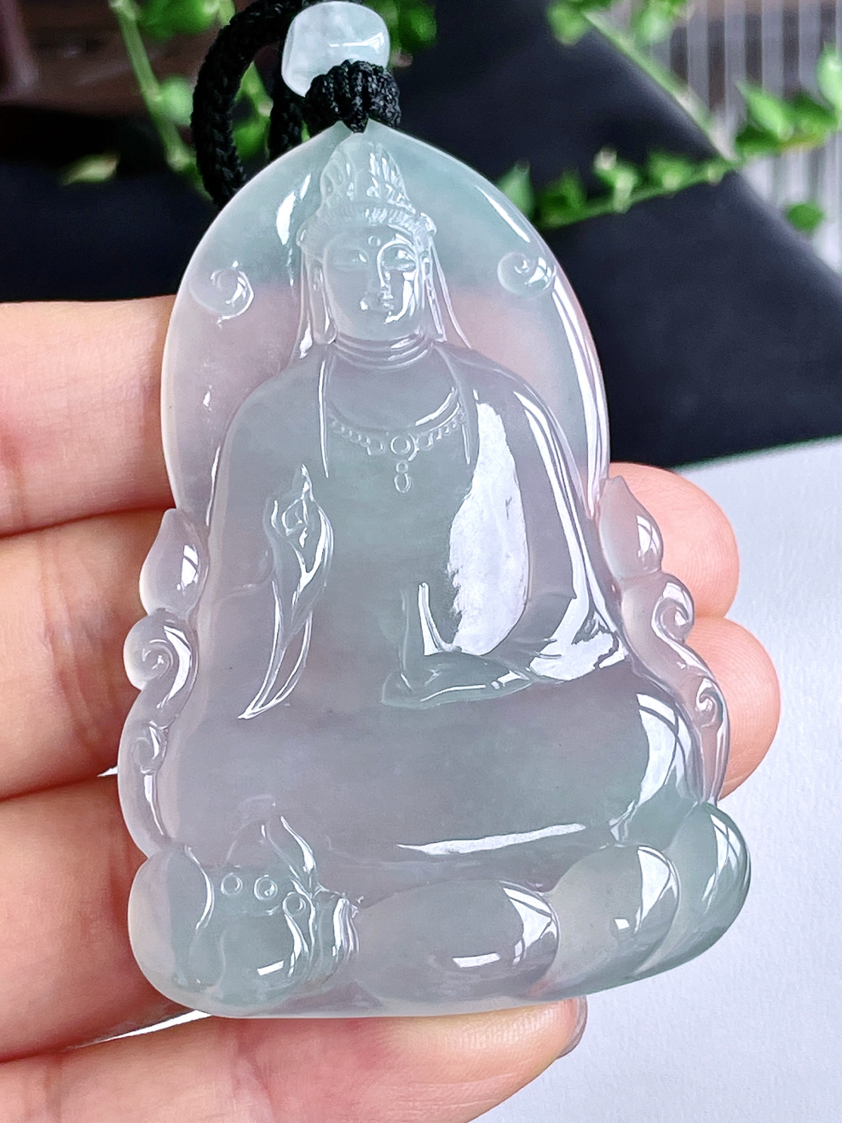 【裸石】冰晴水观音牌吊坠
【说明】缅料 性价比高  
【尺寸】65-43.7-5.3