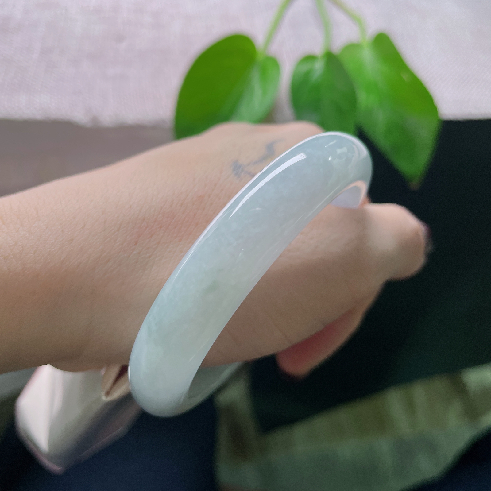 55.2/12.2/8.3紫罗兰正圈，温柔淡雅，水头好，种老，百搭..