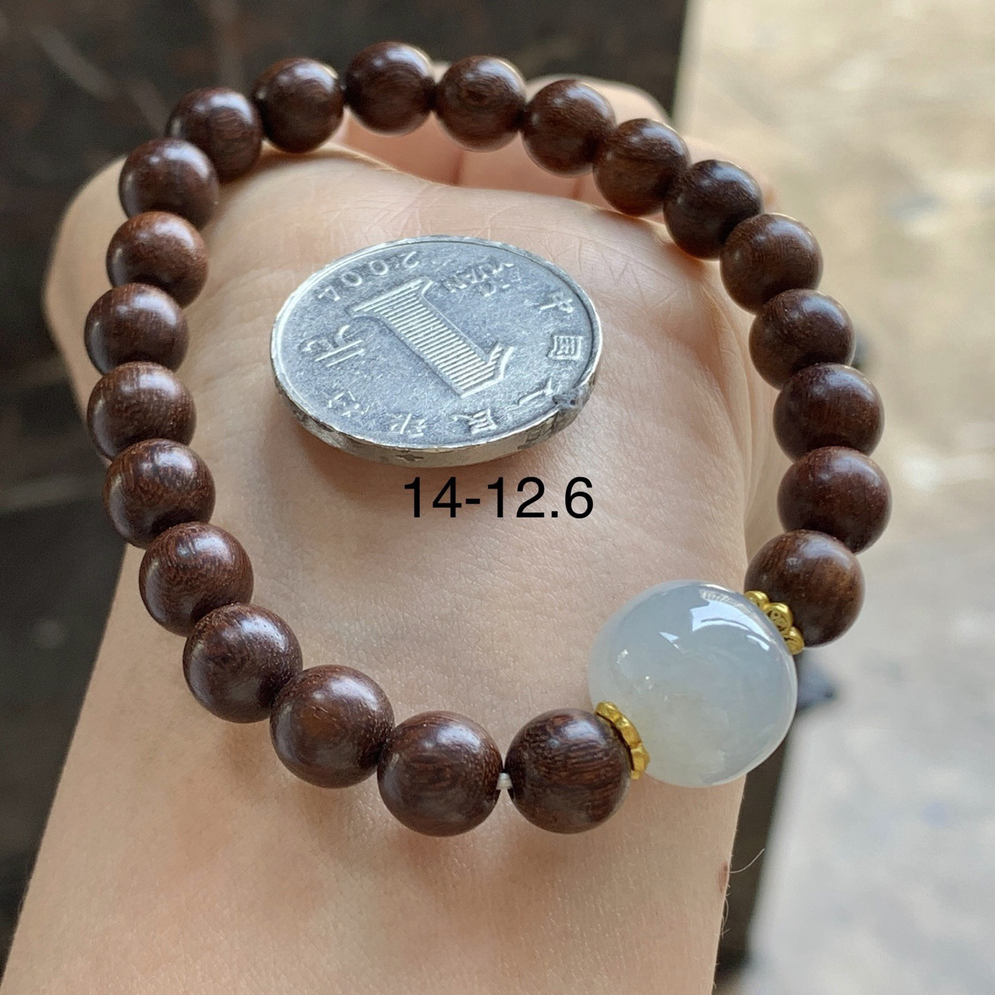 冰蓝手串^_^玉质温润