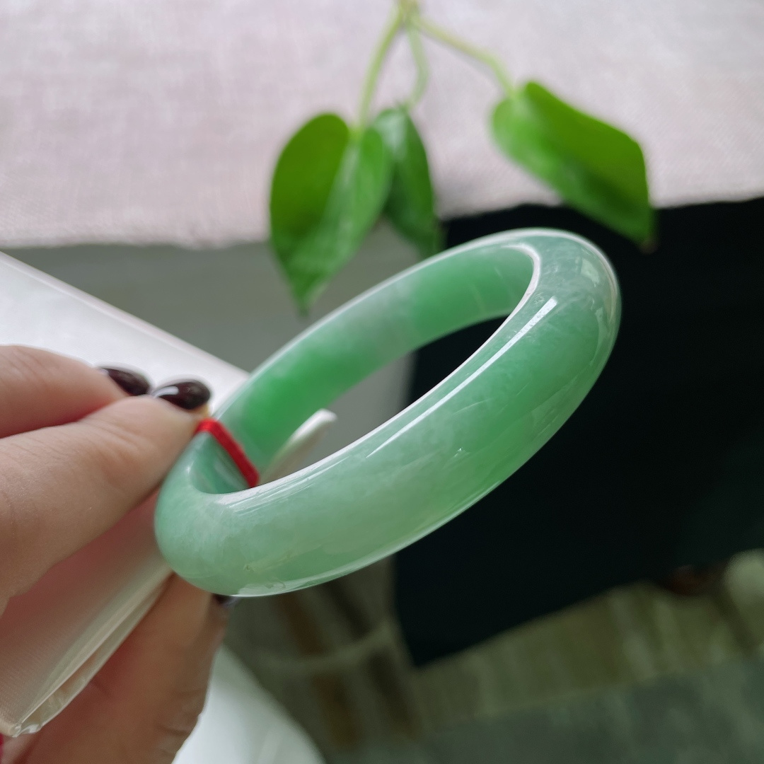 52.6/11.8/8绿色正圈，水头好，细润，在时间里沉淀出的温柔，皮纹，ss50832a