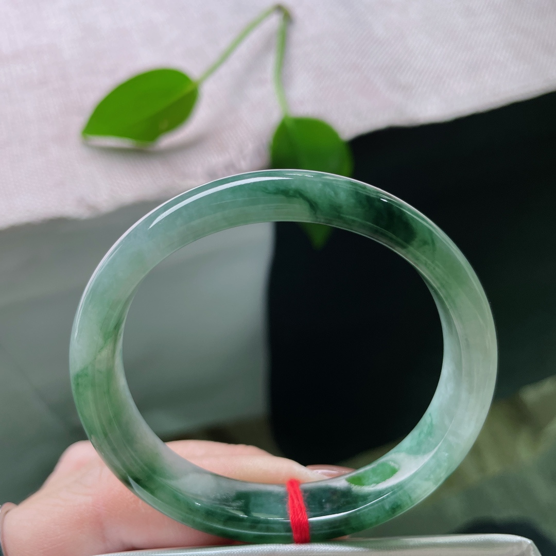 53.7（48.5）12/6.7，飘花贵妃，质地温润细腻，种老，水头好，皮纹，ss46161a