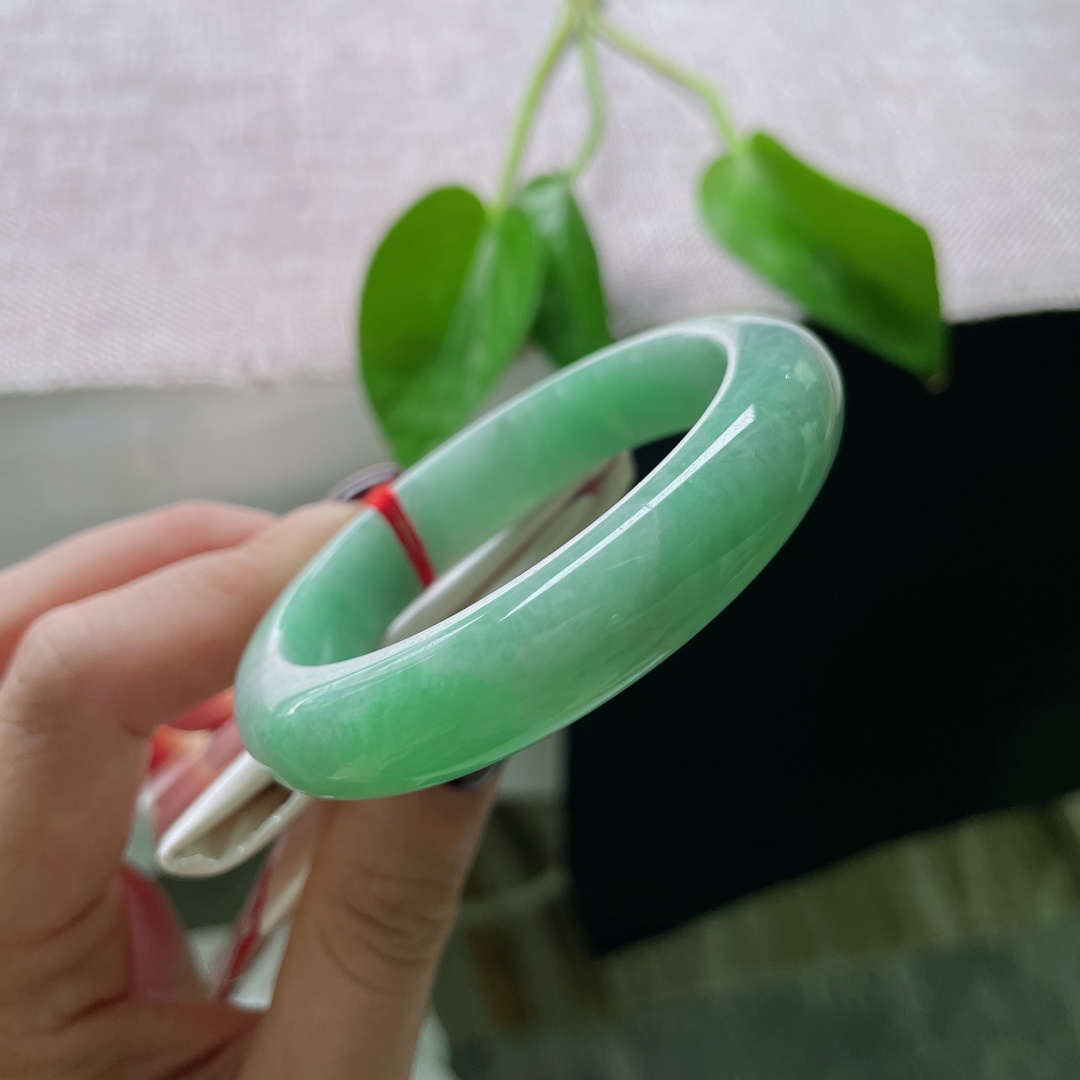 52.6/11.8/8绿色正圈，水头好，细润，在时间里沉淀出的温柔，皮纹，ss50832a