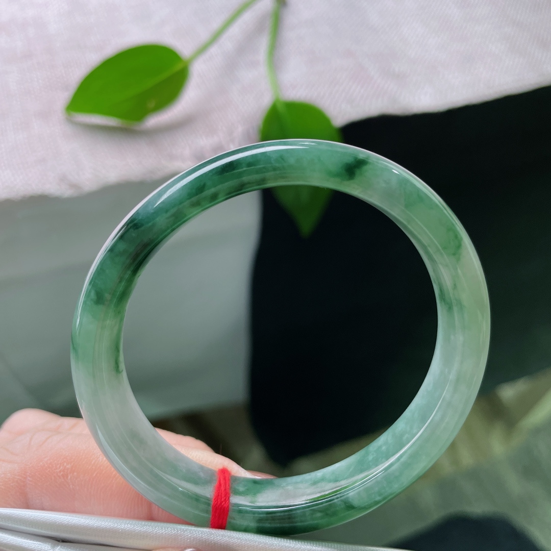 53.7（48.5）12/6.7，飘花贵妃，质地温润细腻，种老，水头好，皮纹，ss46161a