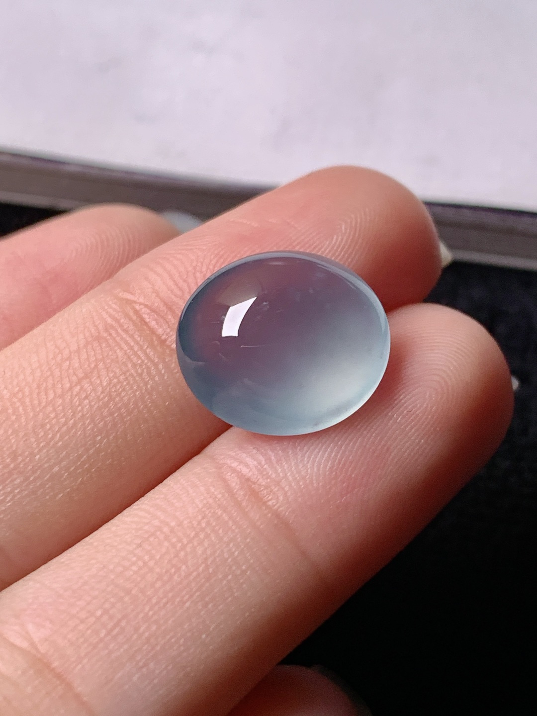 蓝水蛋面，色泽浓艳，0413尺寸13.6*12.1*6.1