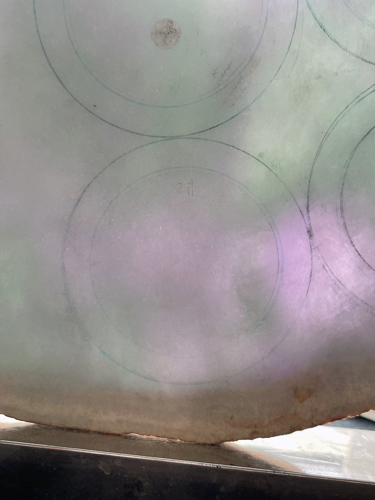 翡翠板料，⭕️正圈最大做65，圆条最大做61