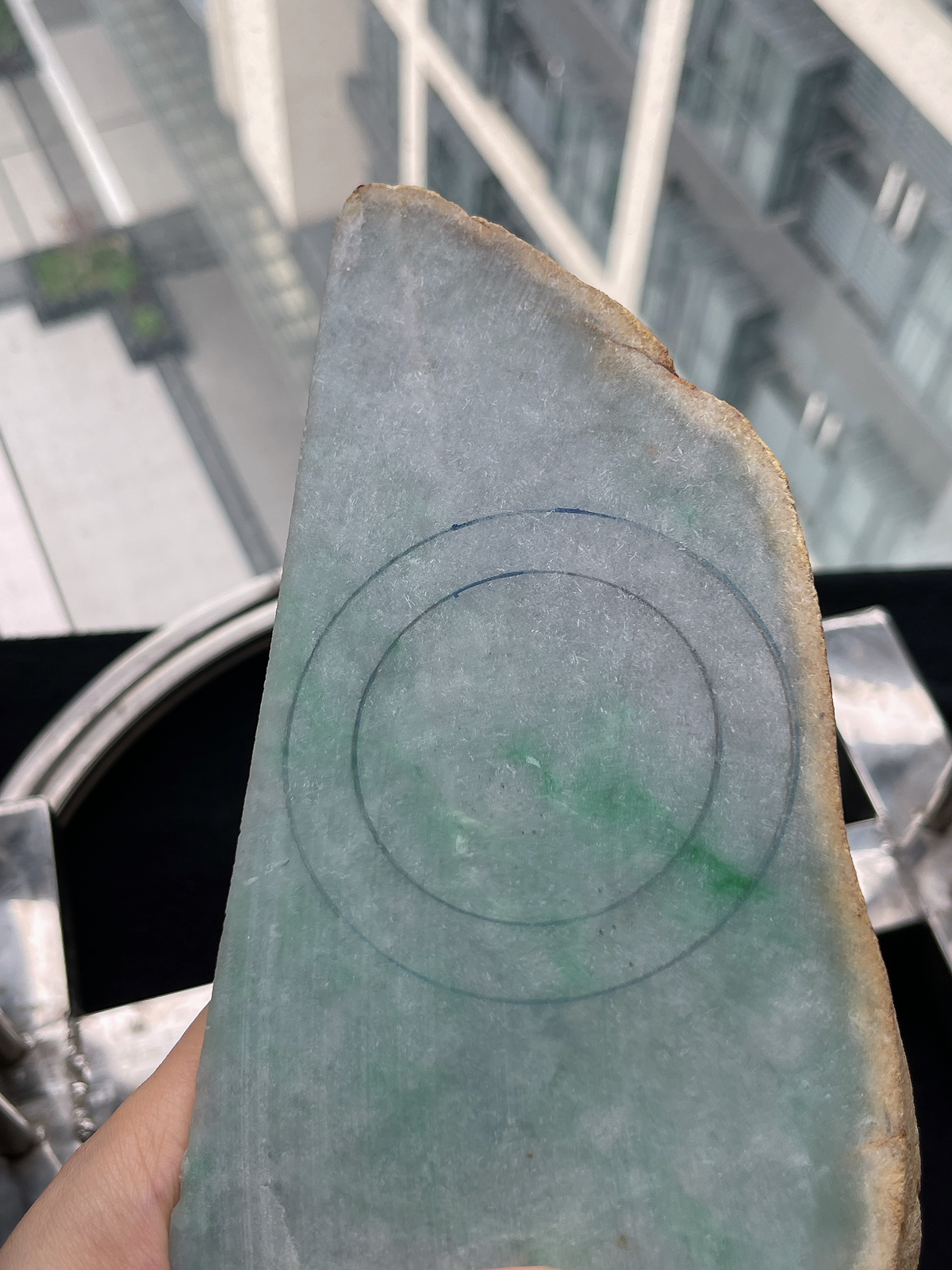 翡翠板料，⭕️正圈最大做59，圆条最大做55