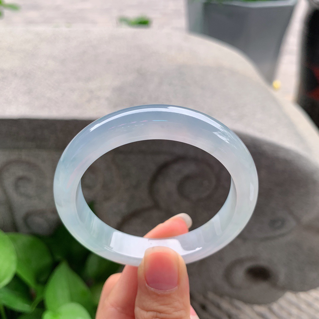 小圈口52.5-11.6-7.9 【冰紫正圈手镯】正圈52 53可戴