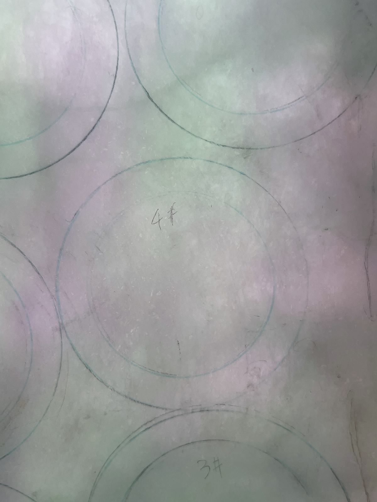 翡翠板料，⭕️正圈最大做58，圆条最大做54