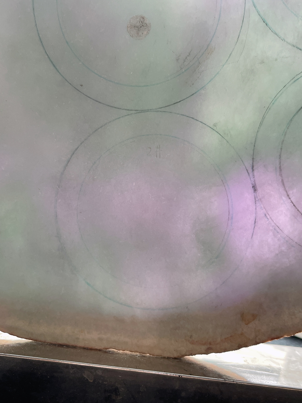 翡翠板料，⭕️正圈最大做65，圆条最大做61