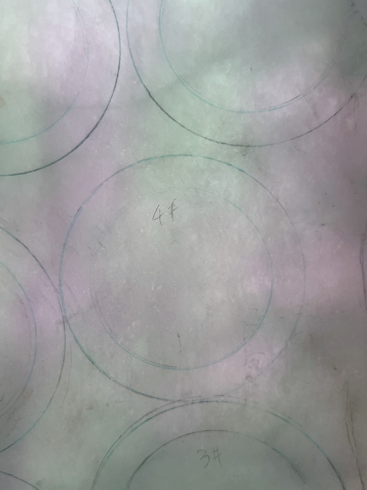 翡翠板料，⭕️正圈最大做58，圆条最大做54