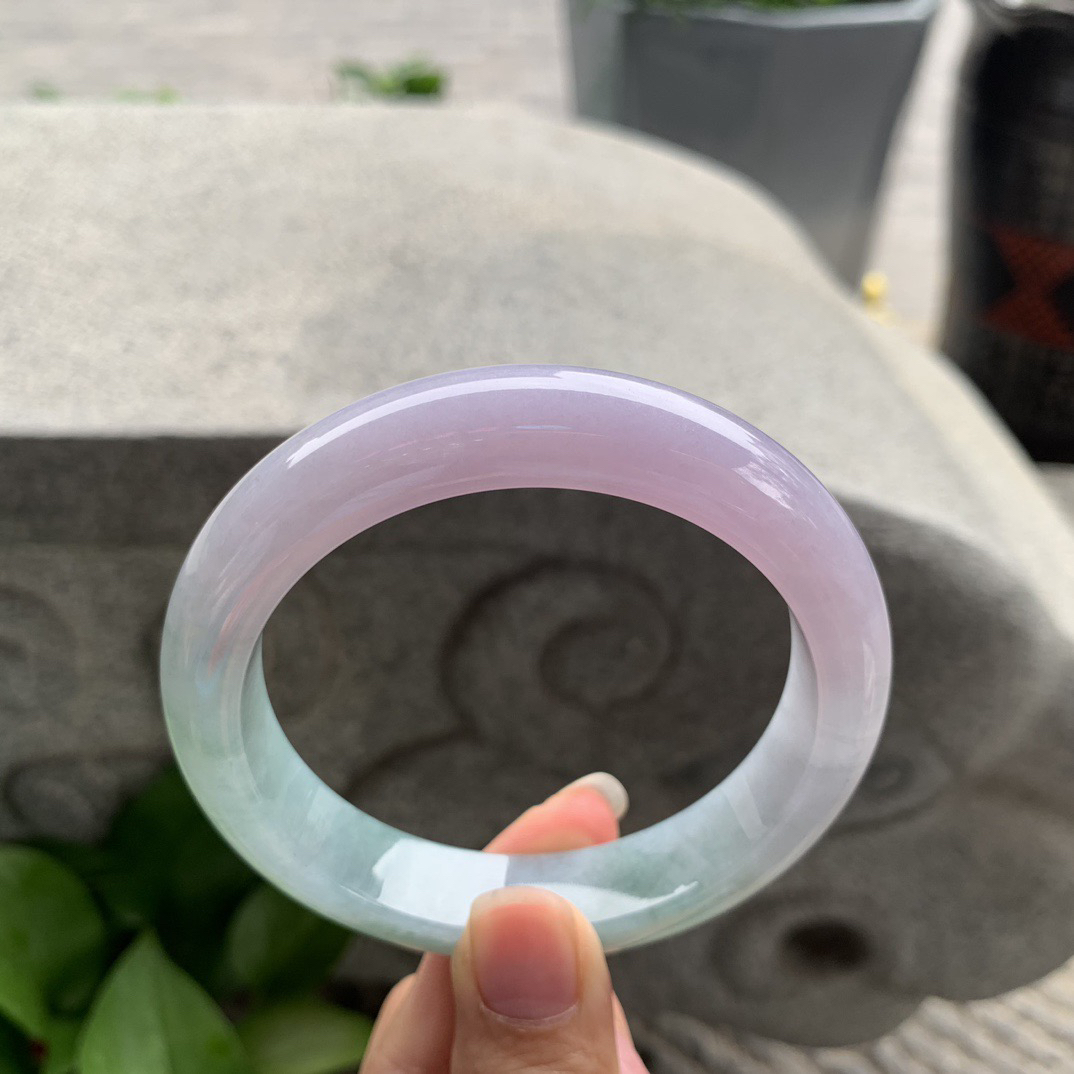 大圈口 61.6-14.1-9.8【春彩正圈手镯】正圈61 62可戴