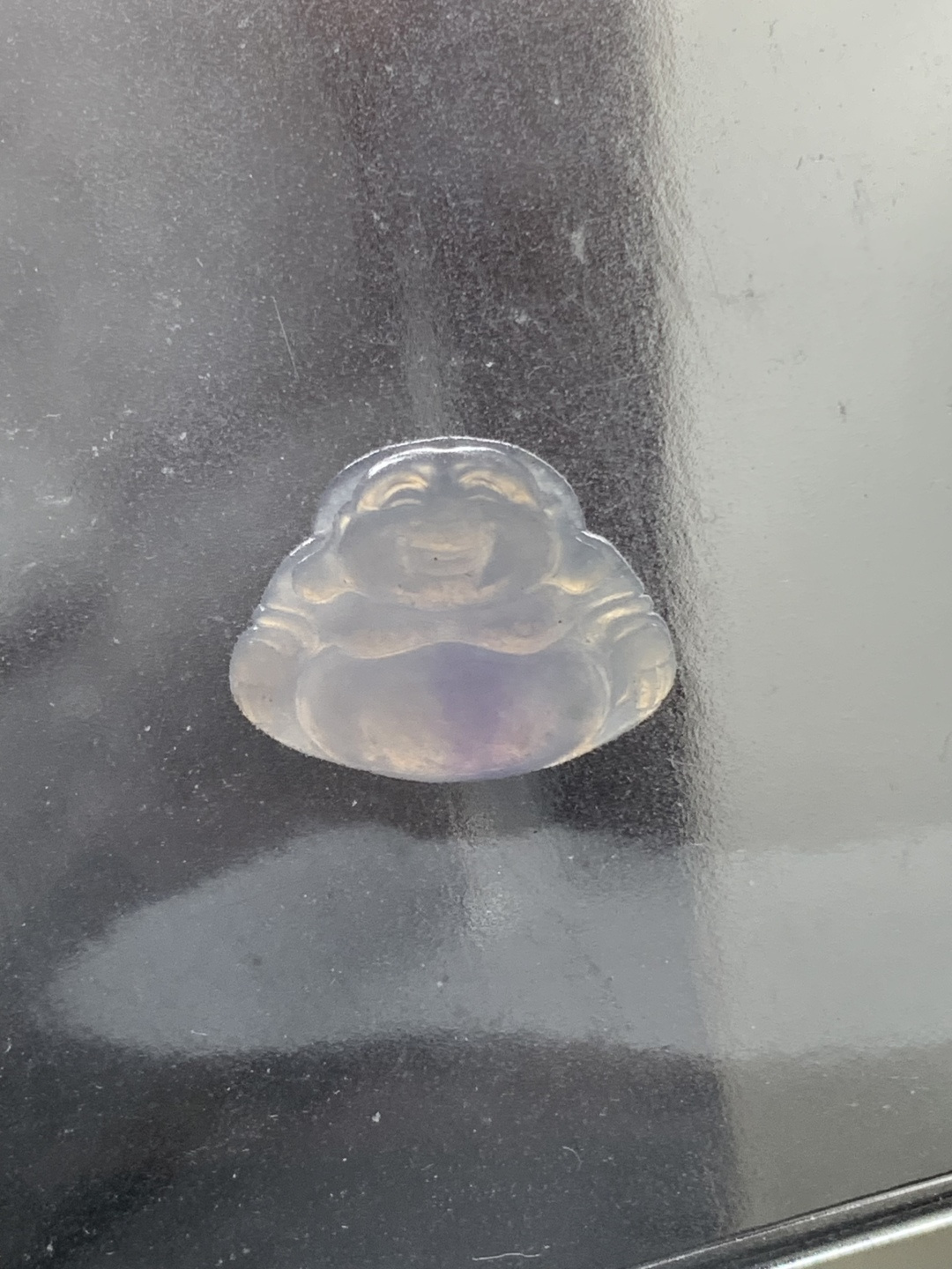 冰紫坐佛 水润种老 0413 尺寸17.2*13.2*5.1