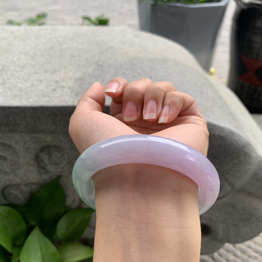 大圈口 61.6-14.1-9.8【春彩正圈手镯】正圈61 62可戴