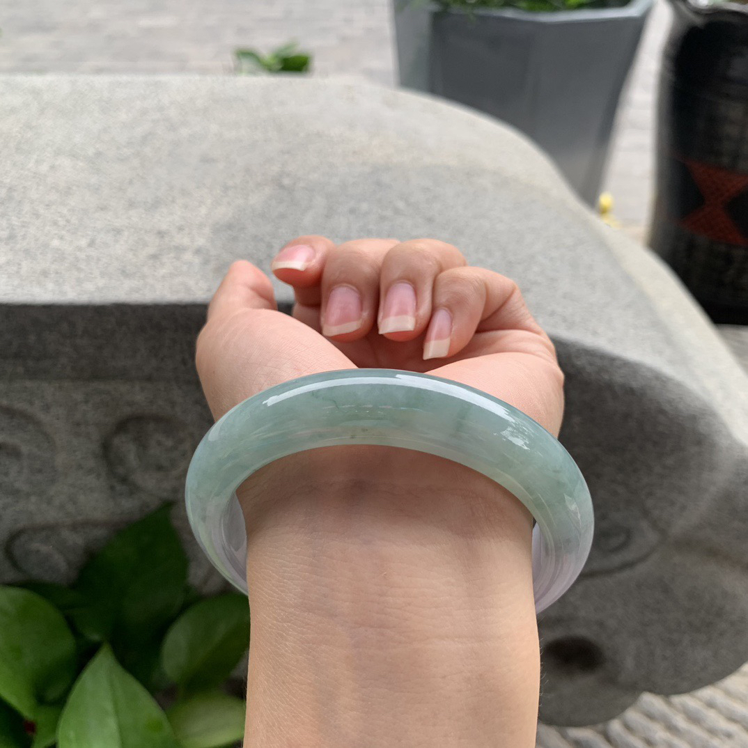 大圈口 61.6-14.1-9.8【春彩正圈手镯】正圈61 62可戴