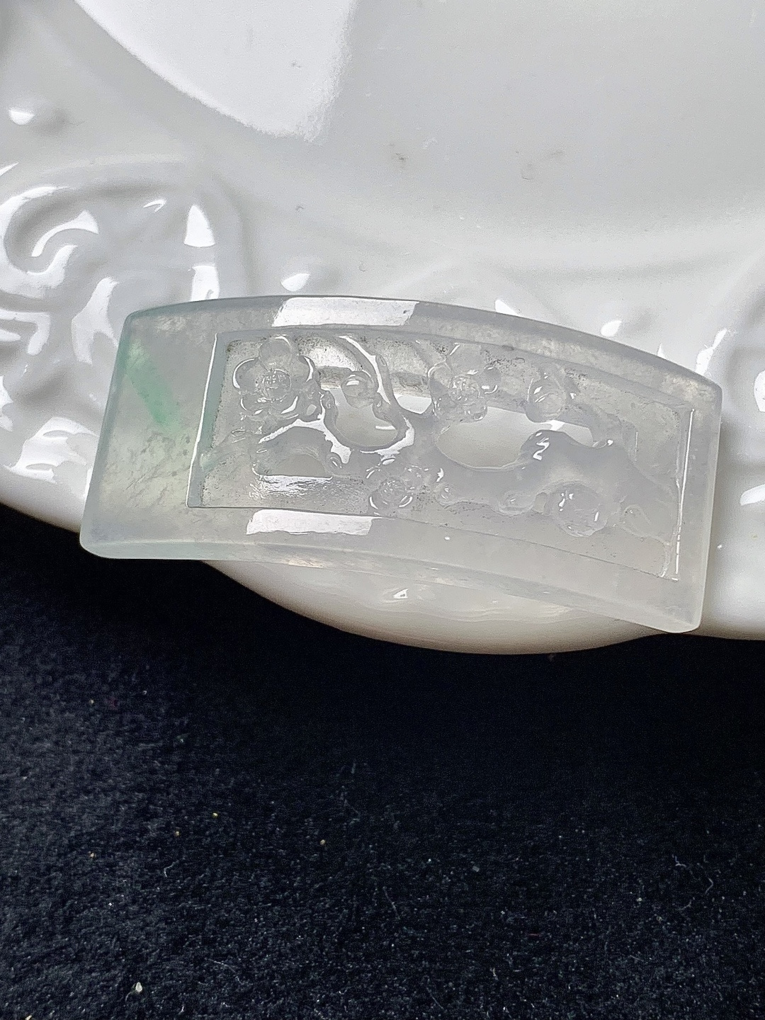 高冰飘绿喜上眉梢，水润种老，0413尺寸37.2*15.7*4.3