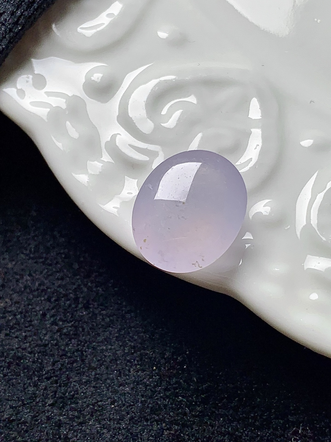 冰紫蛋面 水润种老 0413 尺寸13.7*11.2*6.2