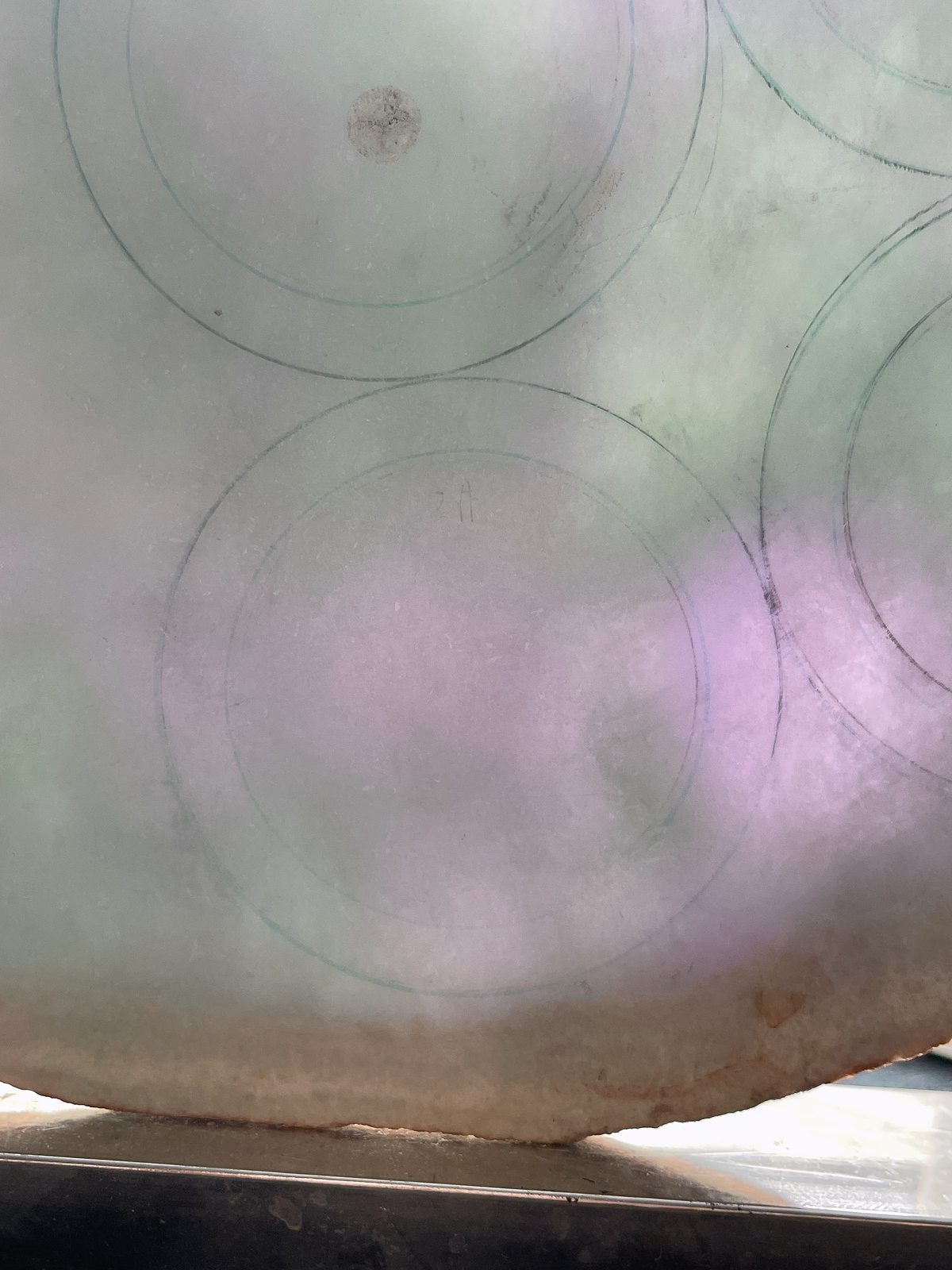 翡翠板料，⭕️正圈最大做65，圆条最大做61