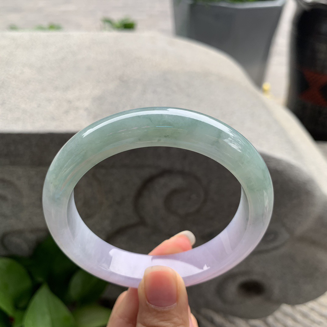 大圈口 61.6-14.1-9.8【春彩正圈手镯】正圈61 62可戴