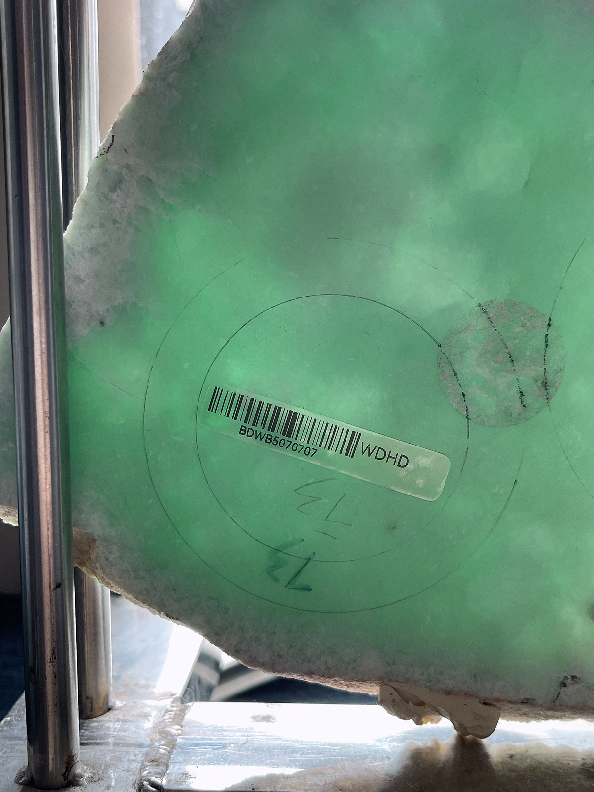 翡翠板料，⭕️正圈最大做57，圆条最大做53