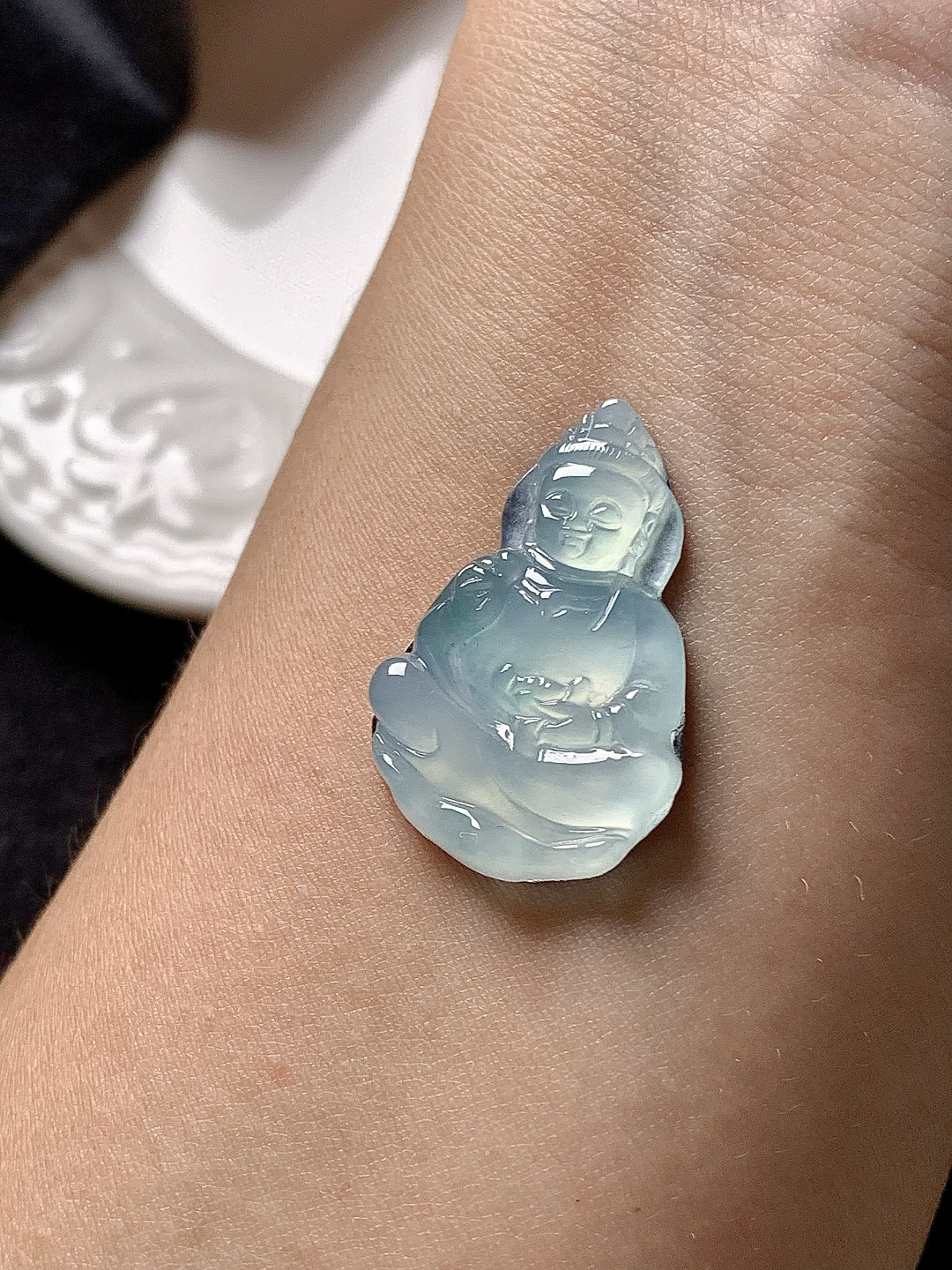 高冰观音 水润种老 0413 尺寸27.5*18.1*3.9