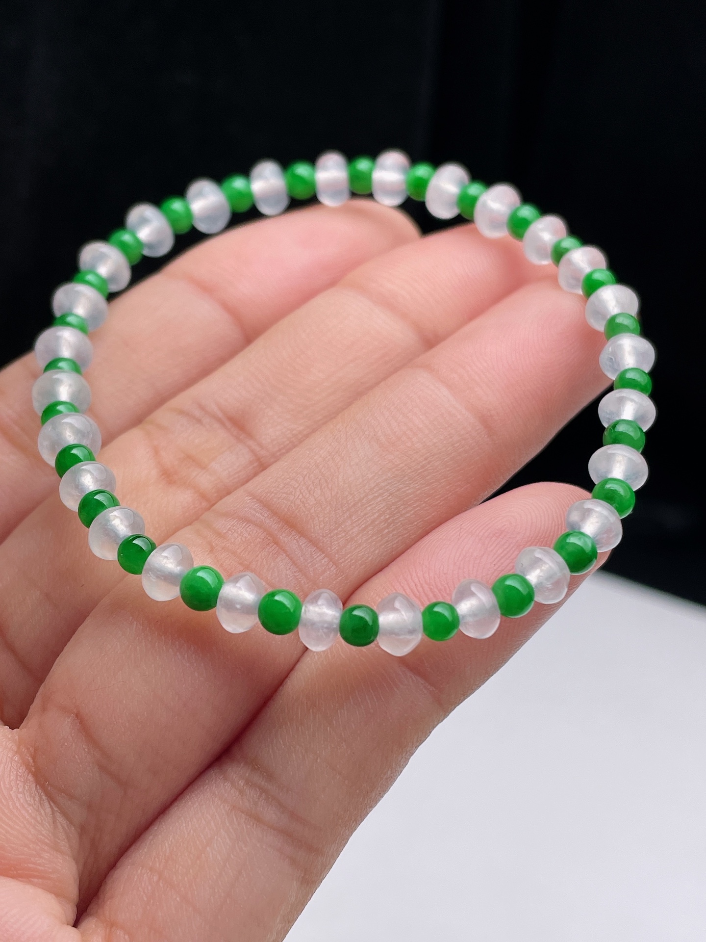 5.3mm冰绿手链 不议