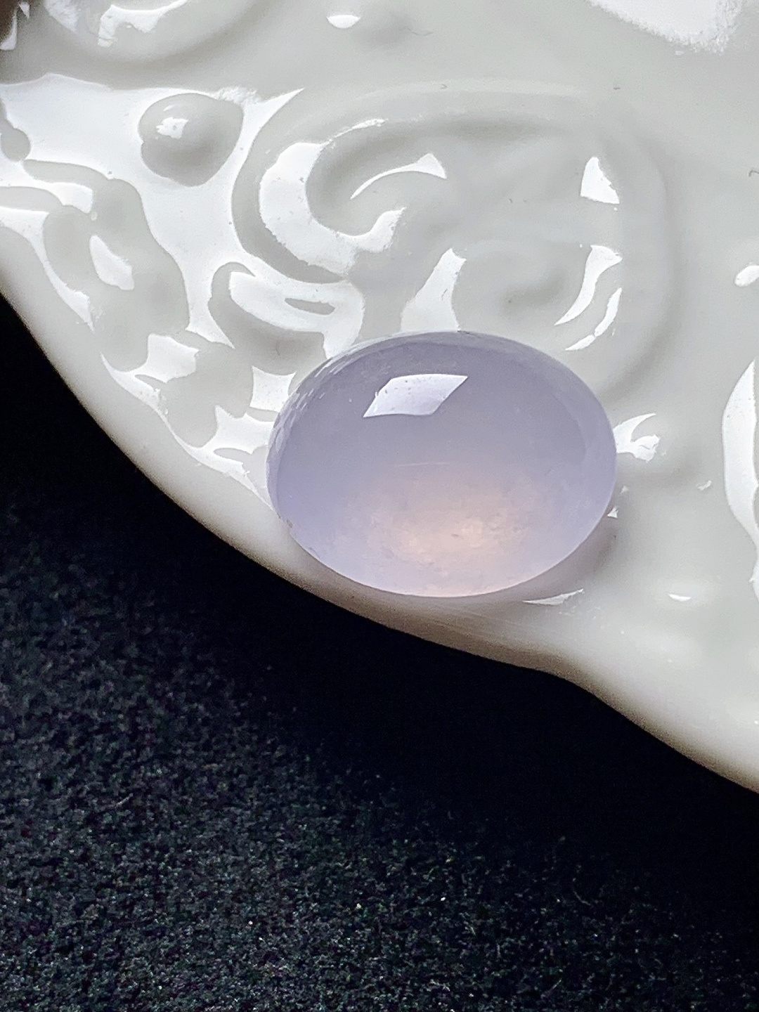 冰紫蛋面 水润种老 0413 尺寸13.7*11.2*6.2