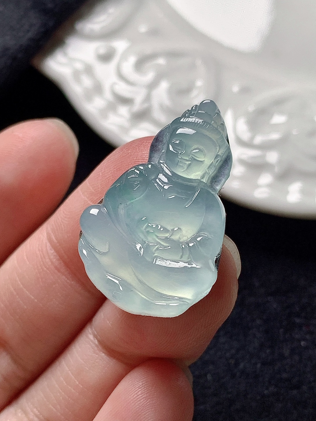 高冰观音 水润种老 0413 尺寸27.5*18.1*3.9