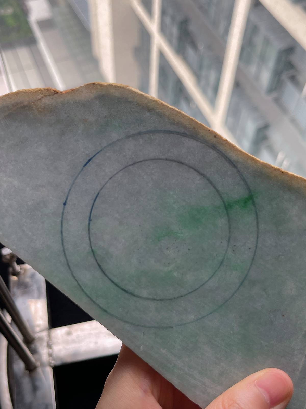 翡翠板料，⭕️正圈最大做59，圆条最大做55