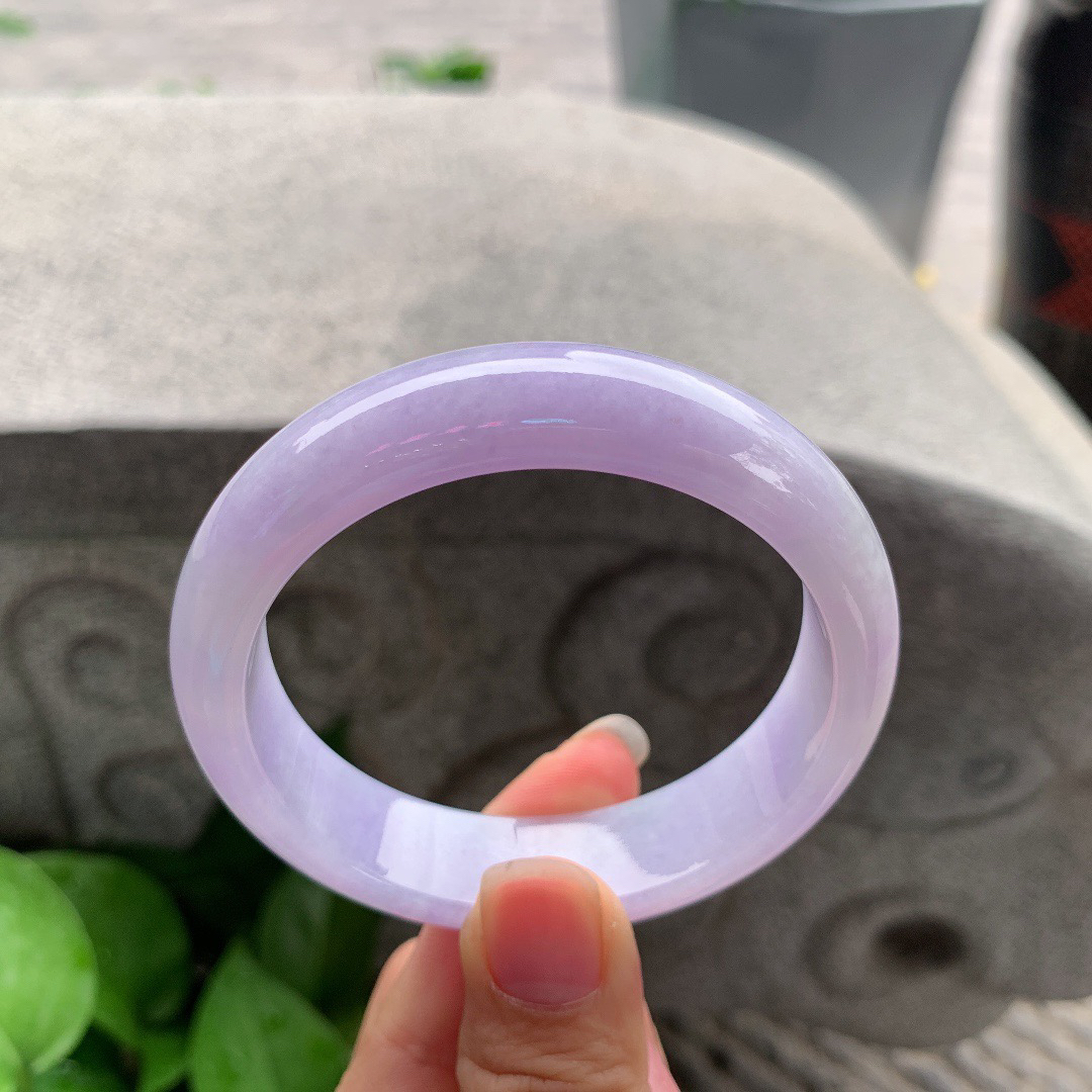 圈口55.8-14.5-8 【紫罗兰正圈手镯】正圈55 56可戴