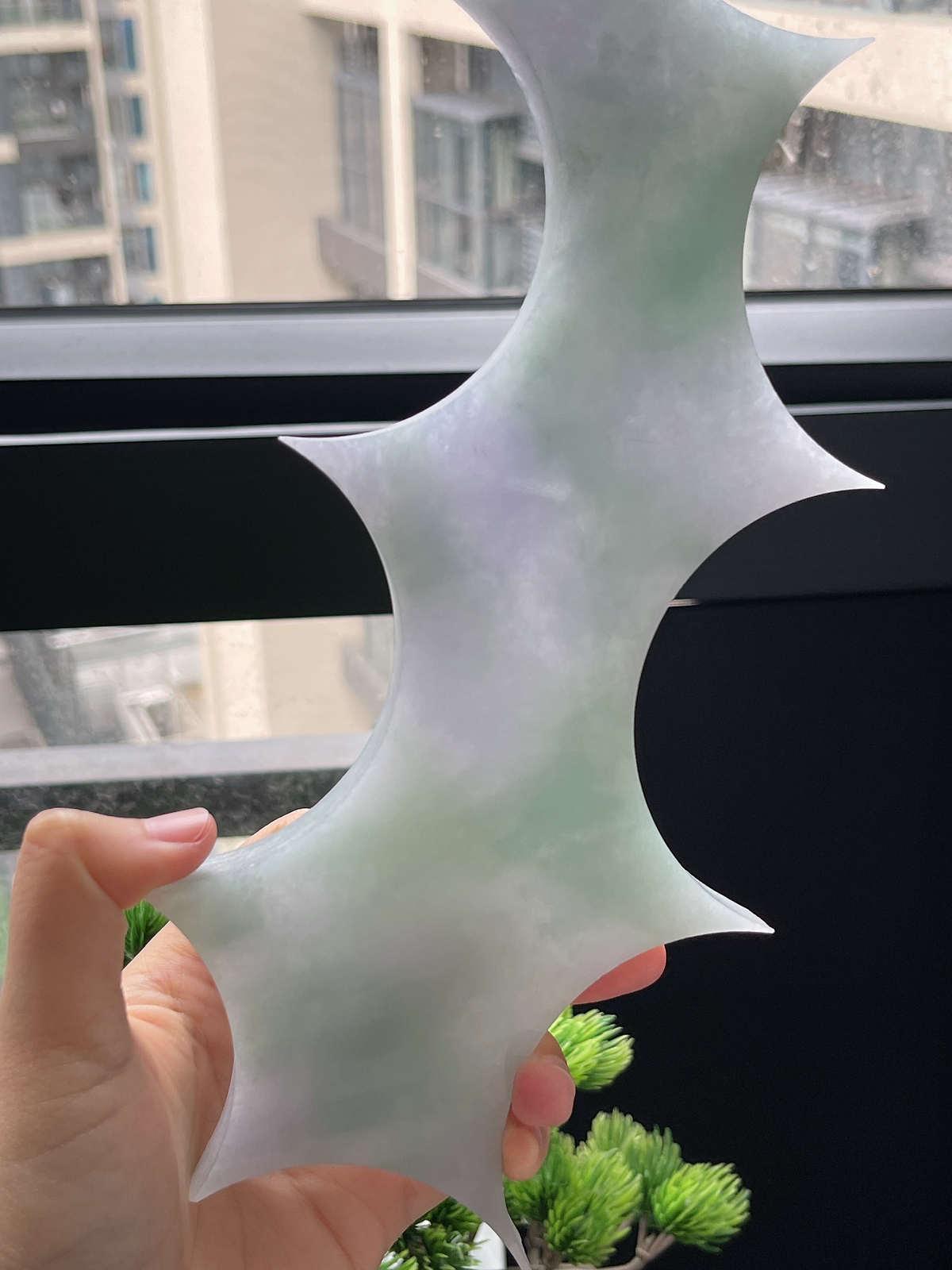 翡翠冰糯春带彩片料