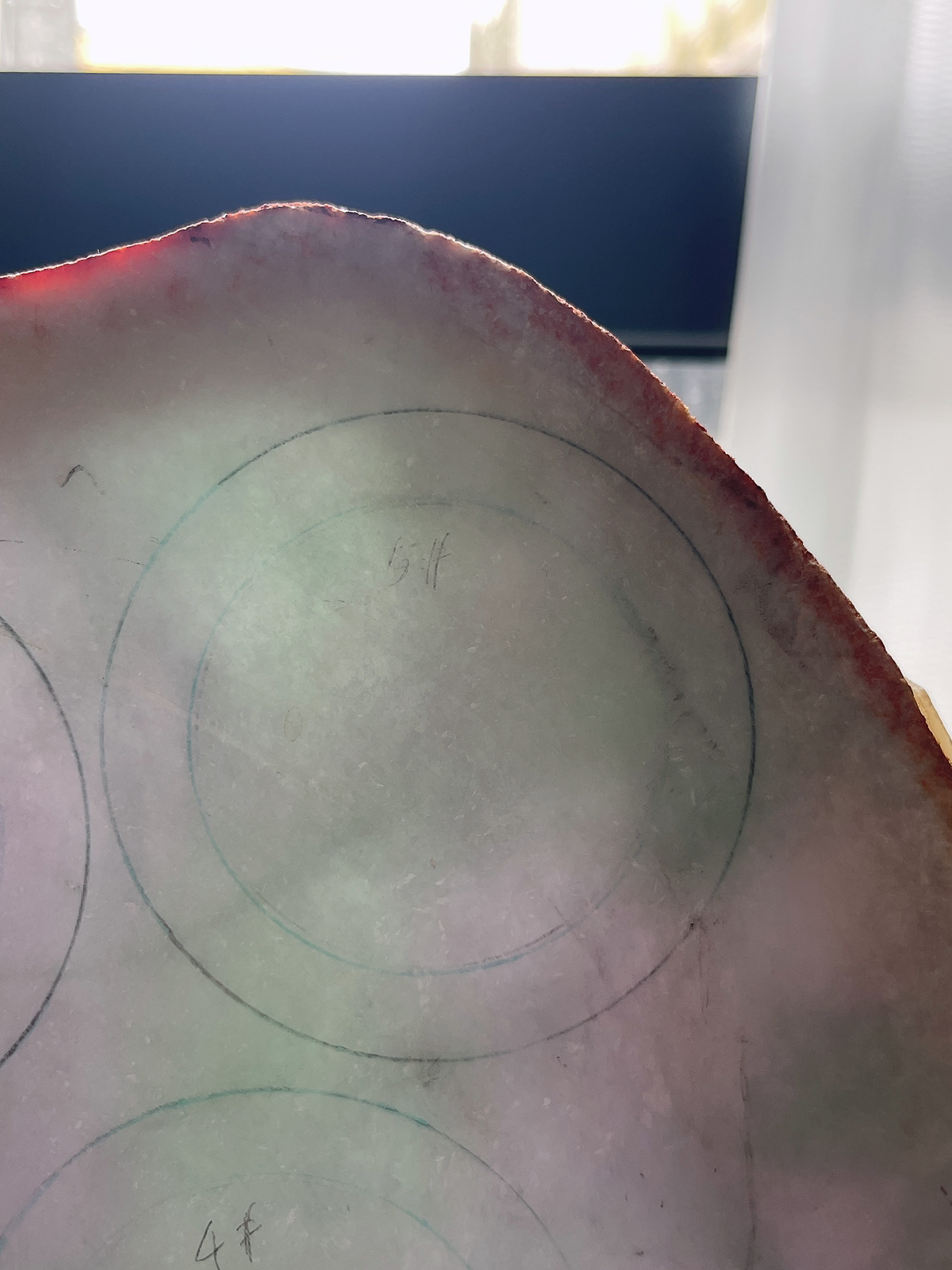 翡翠板料，⭕️正圈最大做59，圆条最大做55