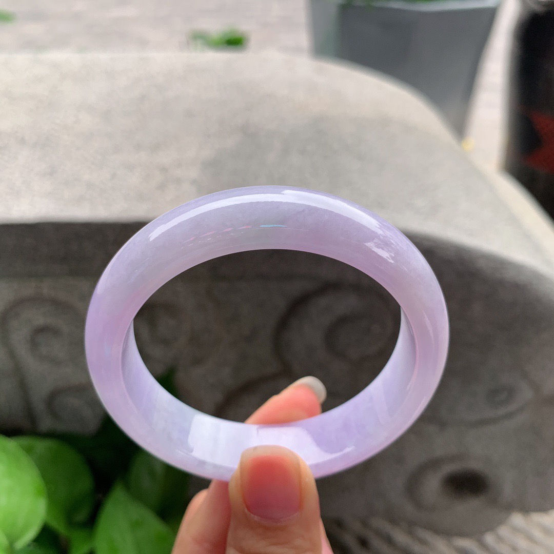 圈口55.8-14.5-8 【紫罗兰正圈手镯】正圈55 56可戴