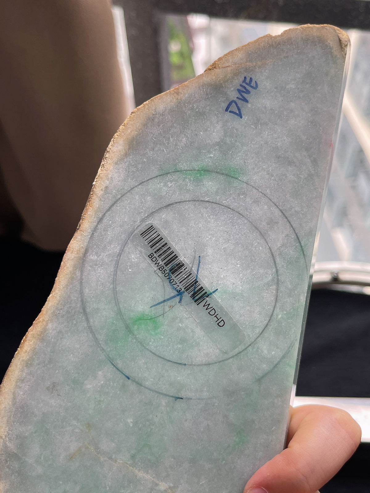 翡翠板料，⭕️正圈最大做59，圆条最大做55