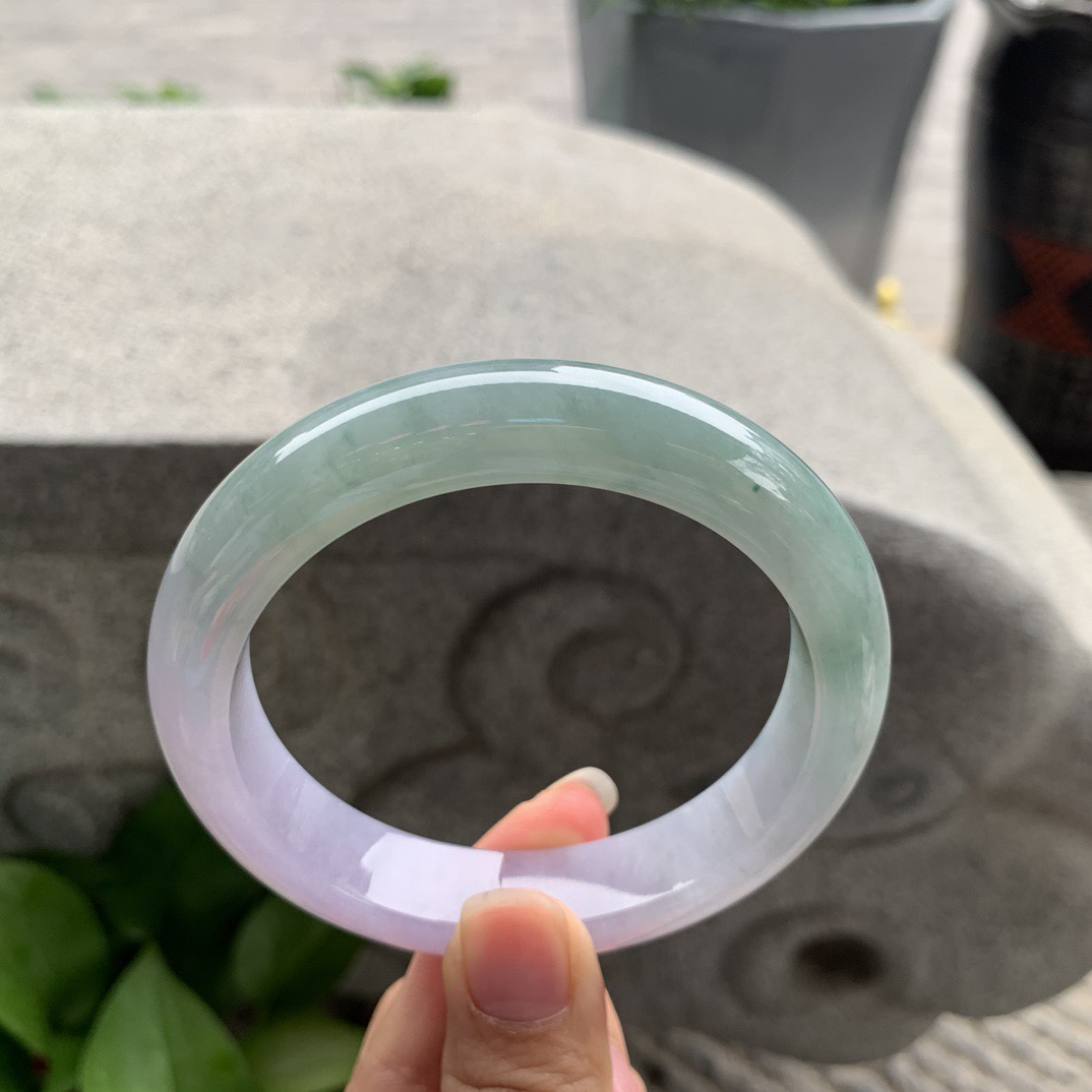 大圈口 61.6-14.1-9.8【春彩正圈手镯】正圈61 62可戴