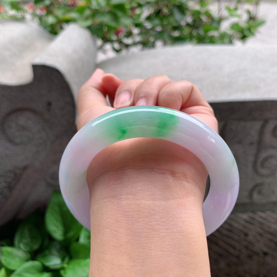 圈口 57.3-13.6【春彩圆条手镯】圆条57 58可戴