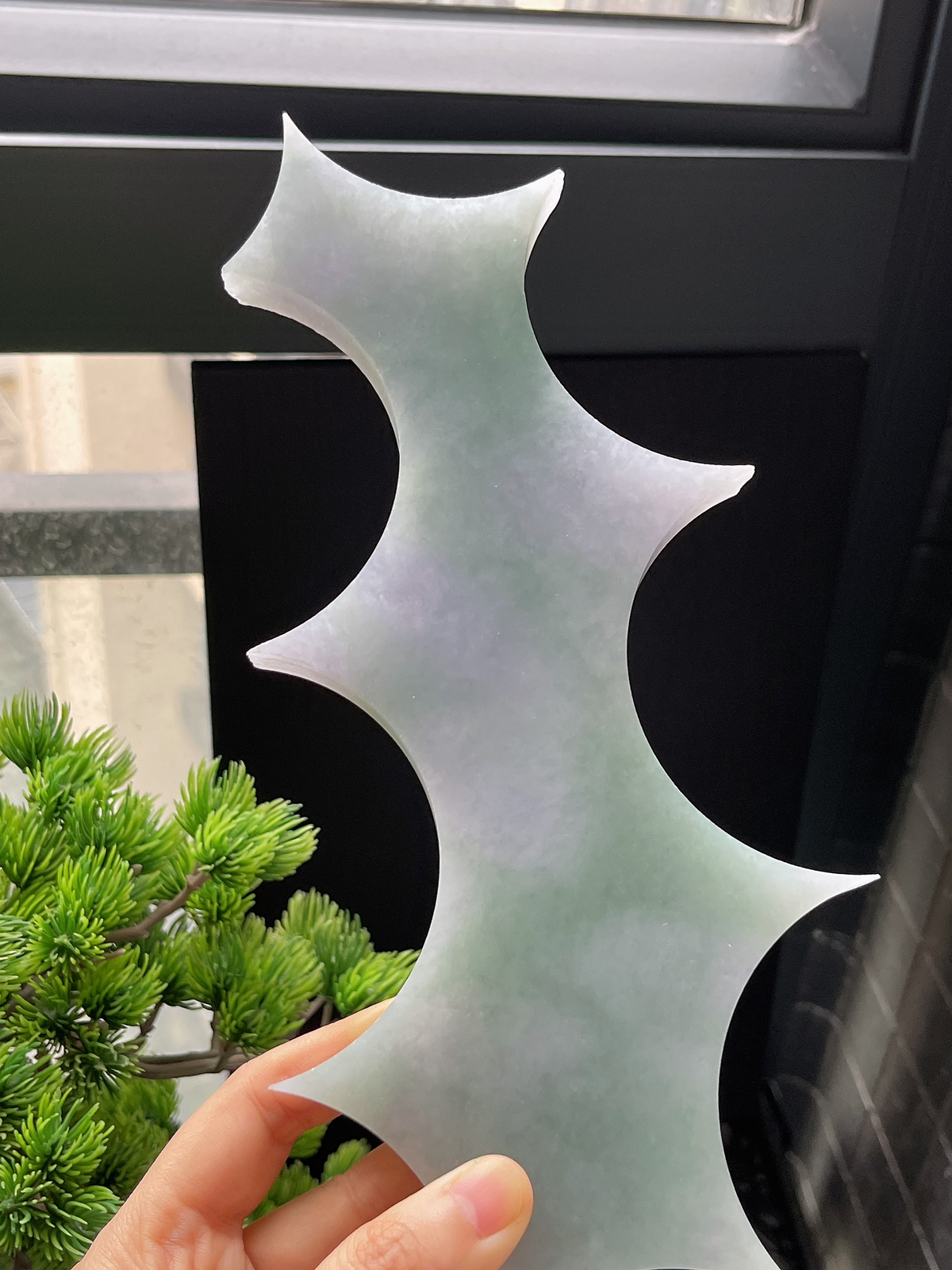 翡翠冰糯春带彩片料