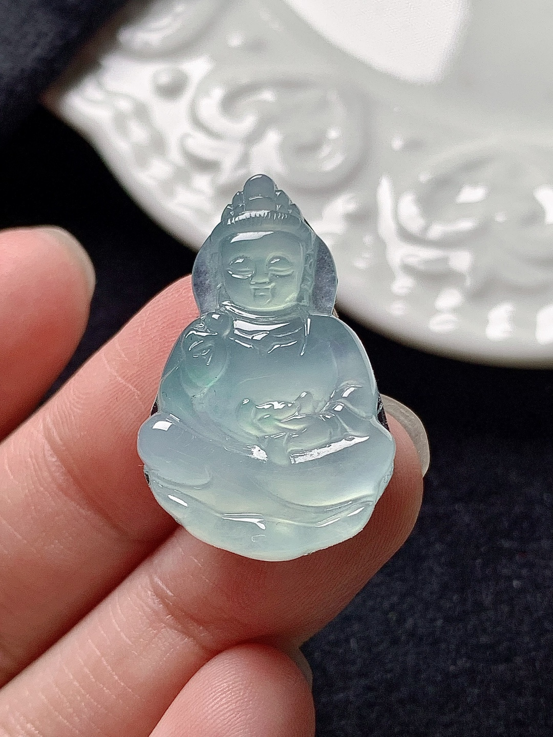 高冰观音 水润种老 0413 尺寸27.5*18.1*3.9