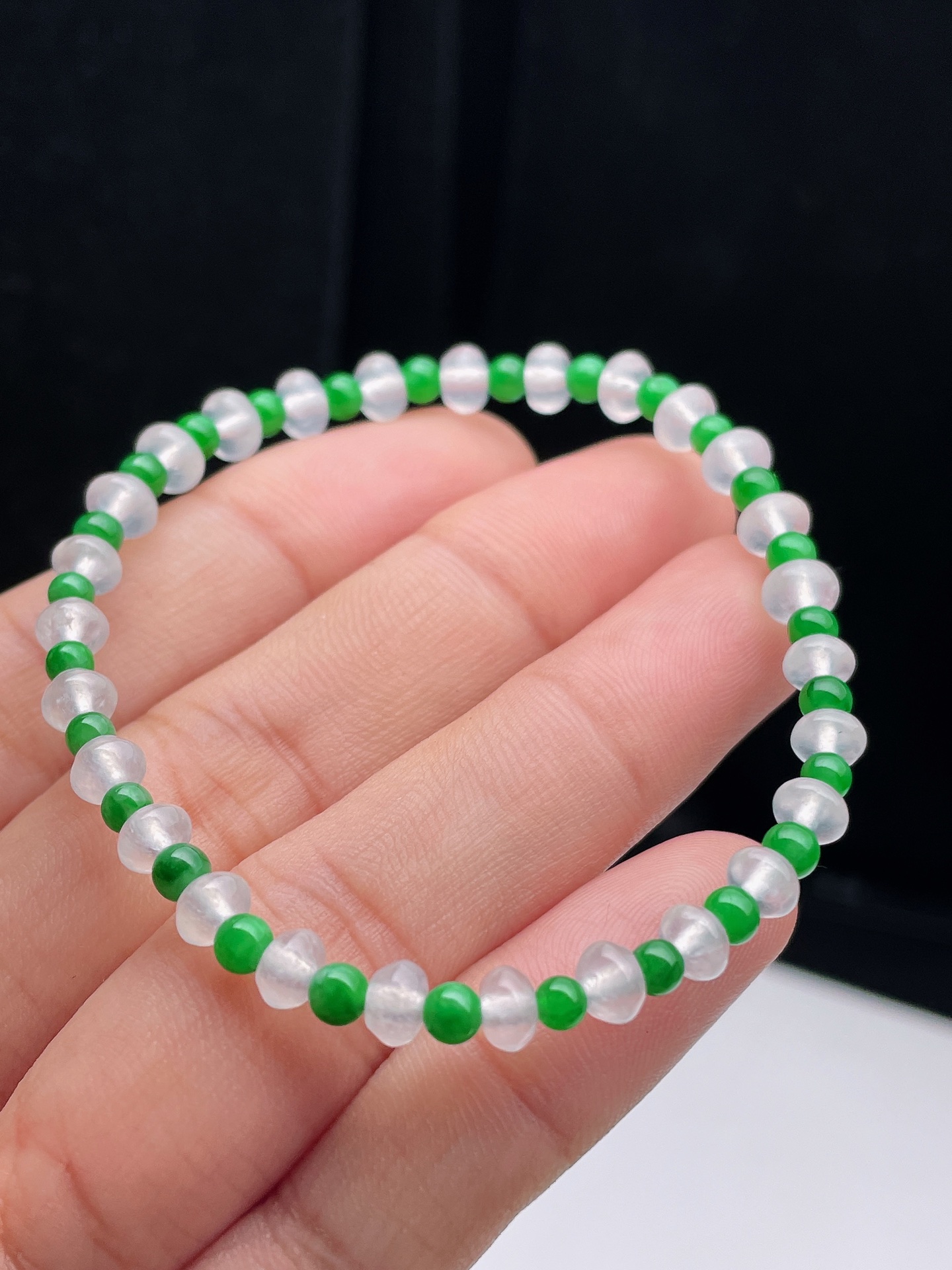 5.3mm冰绿手链 不议