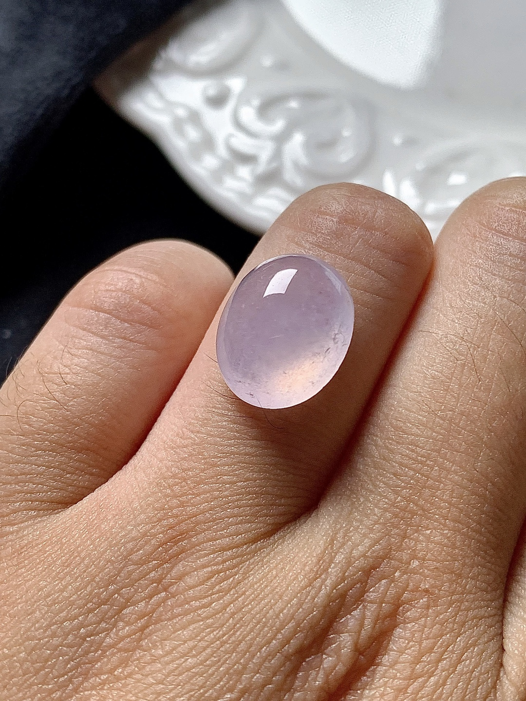 冰紫蛋面 水润种老 0413 尺寸13.7*11.2*6.2